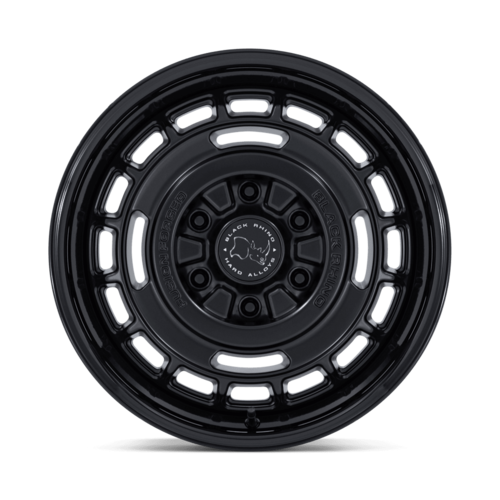 Black Rhino Hard Alloys BR600 VAGABOND 17x8.5 Matte Black with Gloss Black Lip