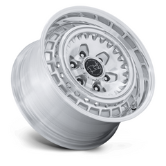 Black Rhino BR601 Bastion 17x8 Gloss Silver Wheel, 6x130, +32 Offset
