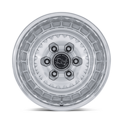Black Rhino BASTION BR601 17x8.5 Gloss Silver Wheel, 6x5.5 Bolt Pattern