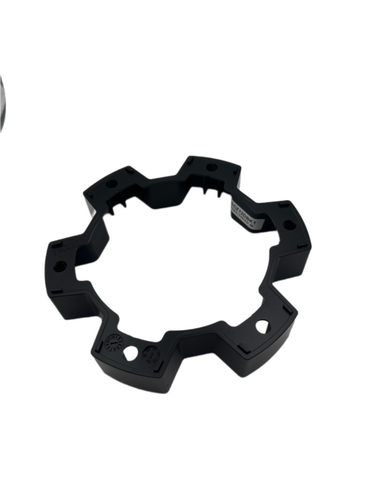 Black Rhino Hard Alloys CCBR3SPACER6M 1-Inch Wheel Spacer Kit, Matte Black, 6-Lug, 6/135 and 6/139.7