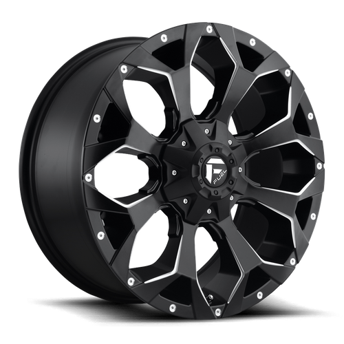 Fuel 1PC D546 ASSAULT Matte Black Milled Wheel, 20x9, 8x6.5, +1 Offset