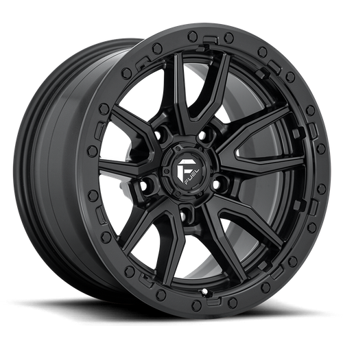 Fuel 1PC D679 REBEL 18x9 Matte Black Wheel, 5x5.5 Bolt Pattern, -12 Offset
