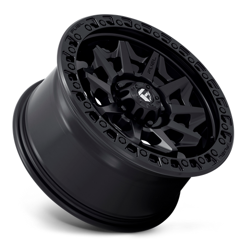 Fuel 1PC D694 COVERT 18x9 Matte Black Wheel, 8x6.5 Bolt Pattern, +1 Offset
