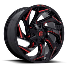 Fuel 1PC D755 Reaction 20-Inch Gloss Black Milled Wheel, 8x170