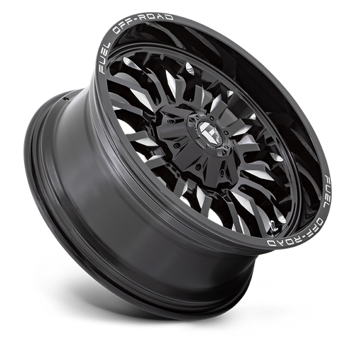 Fuel 1PC D795 ARC 22x10 Wheel, 8x170 Bolt Pattern, Gloss Black Milled, -18 Offset