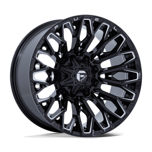 Fuel 1PC FC865 Strike Gloss Black Milled 20-Inch Wheel, 8x180 Bolt Pattern