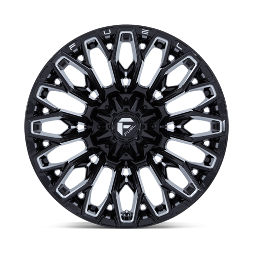 Fuel 1PC FC865 Strike Gloss Black Milled 20-Inch Wheel, 8x180 Bolt Pattern