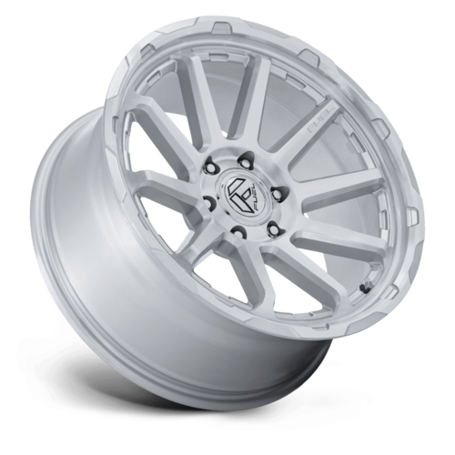 Fuel 1PC FC887 Circuit 18x9 Inch Gloss Silver Machined Face Wheel