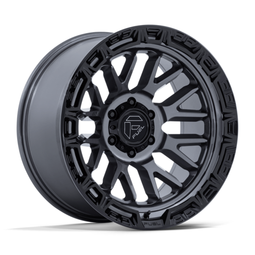 Fuel 1PC FC890 RAIL 17x9 Inch Gloss Gunmetal with Black Lip Alloy Wheel