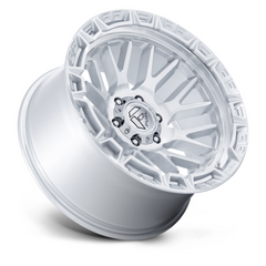 Fuel 1PC FC890 RAIL 20-Inch Alloy Wheel with 6x139.7 Bolt Pattern and Machined Silver Finish
