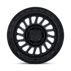 Fuel 1PC FC897 HAVOC 17x9 Matte Black with Gloss Black Lip Wheel