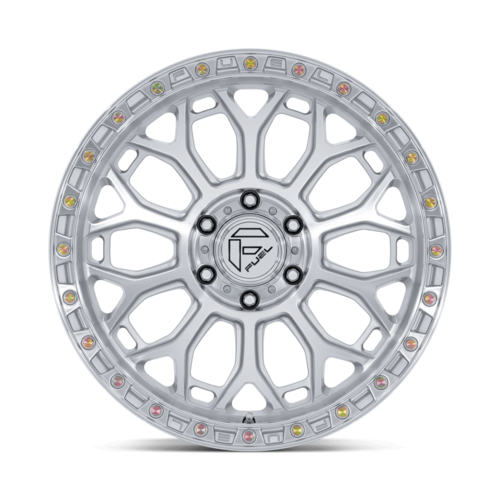 Fuel 1PC FC901 TALON 17x9 Inch Alloy Wheel with Gloss Silver Machined Finish