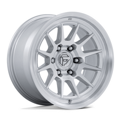 Fuel 1PC FC902 SPUR 17x8.5 Inch Gloss Silver Wheel with Machined Face and 6x139.7 Bolt Pattern