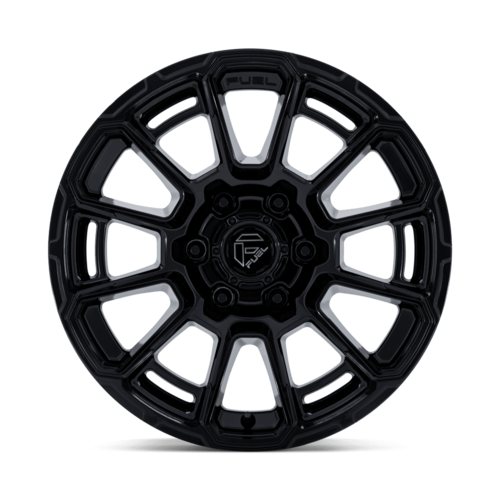 Fuel 1PC FC910 FOXHOUND 18x9 Inch Gloss Black Alloy Wheel with 6x139.7 Bolt Pattern and +20 Offset