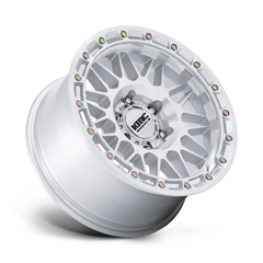 KMC KM555 ATTACK 18-Inch Gloss Silver Machined Face Wheel, 6x5.5