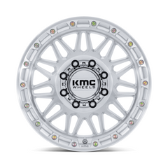 KMC KM555 Attack 18x9 Wheel, 8x180 Bolt Pattern, Gloss Silver