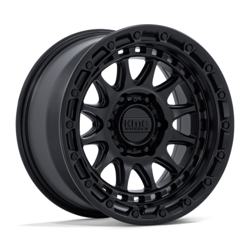 18x9 KMC KM556 CRUX Wheel, 8X170 Bolt Pattern, Blackout Finish