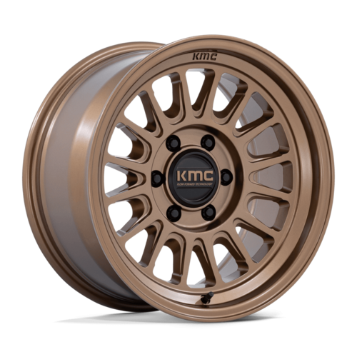 KMC KM733 Impact FFT 17x8 Matte Bronze Wheel, 6x5.5 Bolt Pattern, +32 Offset