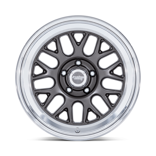 American Racing Vintage VN516 G-FORCE 18x8 Matte Anthracite with Diamond Cut Lip Wheel
