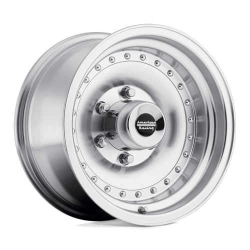 American Racing AR61 15X10 5X5.0 Machined Wheel -38MM Offset