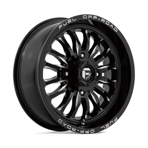 Fuel UTV D821 ARC 18x7 Gloss Black Milled Off-Road Wheel with 4x156 Bolt Pattern