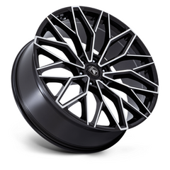 Asanti Black AB50 22x9.5 6x5.5 Gloss Black Machined Wheel 25mm Offset