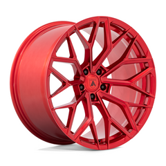 Asanti Black AB39 Red 20x12 Wheels with 5x115 Bolt Pattern - 6MM Offset