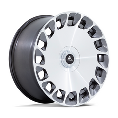 Asanti Black AB45 22X10.5 G-PLTNM-MACH 38MM Wheels