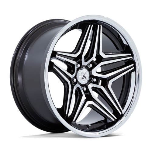 Asanti Black AB46 22X10.5 5X120 G-BLK-MCH 18MM Wheels