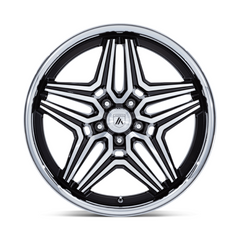 Asanti Black AB46 22X10.5 5X120 G-BLK-MCH 18MM Wheels