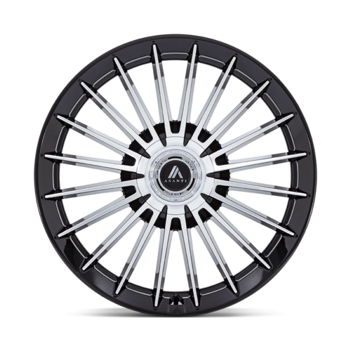 Asanti Black VICEROY 22x9 Gloss Black Machined Alloy Wheel with 5x108/114.3 Bolt Pattern and +38 Offset