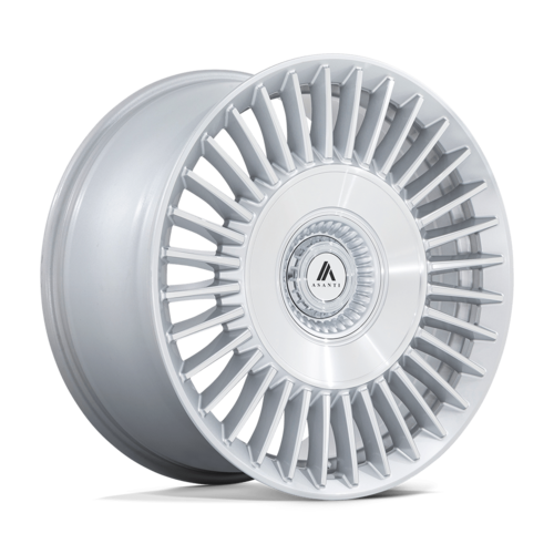 Asanti Black AB40 22x9 5x4.25/4.5 G-SLV BR-MCH-FC 38MM Wheels