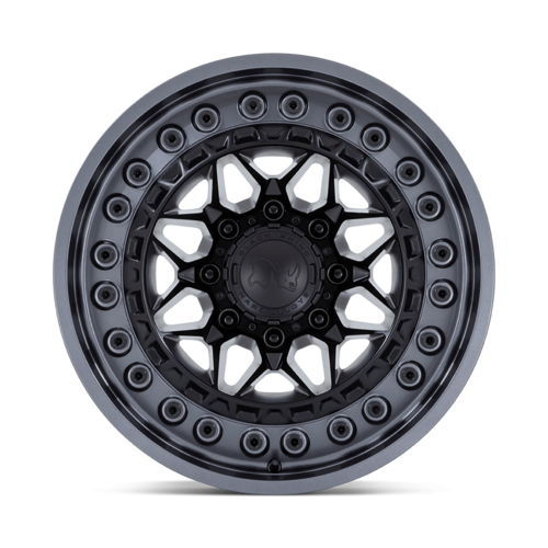 Black Rhino Hard Alloys Alpha 18x9 Matte Black with Gunmetal Lip Off-Road Wheel
