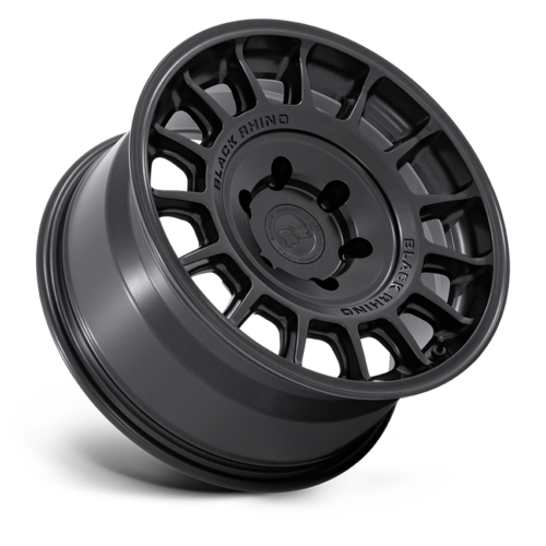 Black Rhino Hard Alloys BR015 VOLL 17x8 Matte Black Wheel with 5x108 Bolt Pattern and +38 Offset