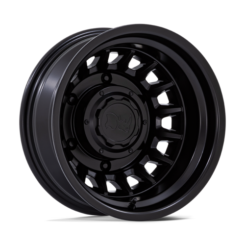 Black Rhino Hard Alloys BR019 ALISO DUALLY 16x6 Matte Black Wheel with -130 Offset