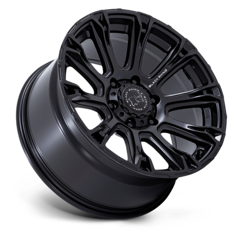 Black Rhino Hard Alloys Diamondback 20x9 Matte Black Wheel with 12mm Offset