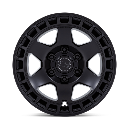 Black Rhino Hard Alloys BR022 BAHARI 17x8.5 Inch Matte Black Wheel with 5x127 Bolt Pattern and +25 Offset