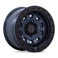 Black Rhino Hard Alloys BR023 17x9 Wheels - MET-BLUE M-BLK -12MM Offset