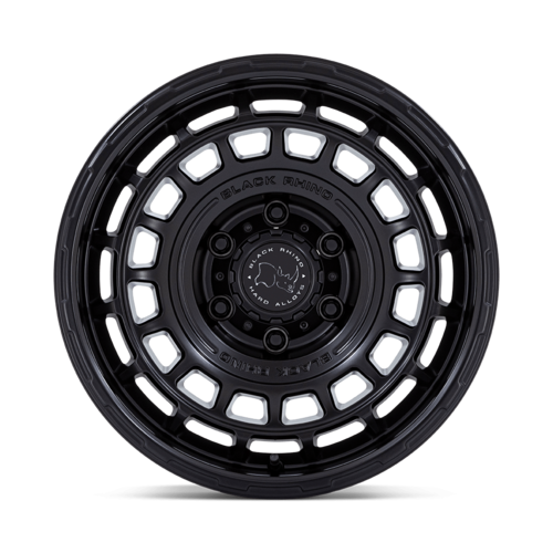 Black Rhino Hard Alloys BR024 AWOL 17x8.5 Inch Matte Black Wheel with 6x135 Bolt Pattern and +25 Offset