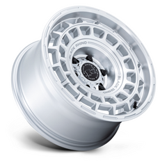 Black Rhino Hard Alloys BR024 AWOL 17x8.5 Silver with Machined Face Wheel