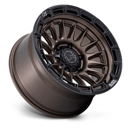 Black Rhino Hard Alloys BR025 RIVAL 20-Inch Off-Road Wheel with Burnt Bronze Finish and Matte Black Lip