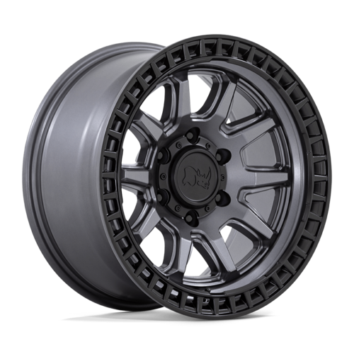 Black Rhino Hard Alloys BR001 17x8.5 Wheels - M-GNMTL Black Lip 34mm