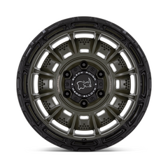 Black Rhino Hard Alloys Legion 17x9 Inch Olive Drab Green with Black Lip -12 Offset