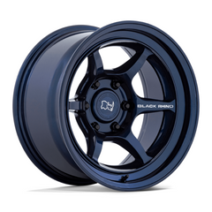 Black Rhino Hard Alloys BR011 17-Inch Wheel - 6x5.5 Bolt Pattern - G-Mid Blue Finish