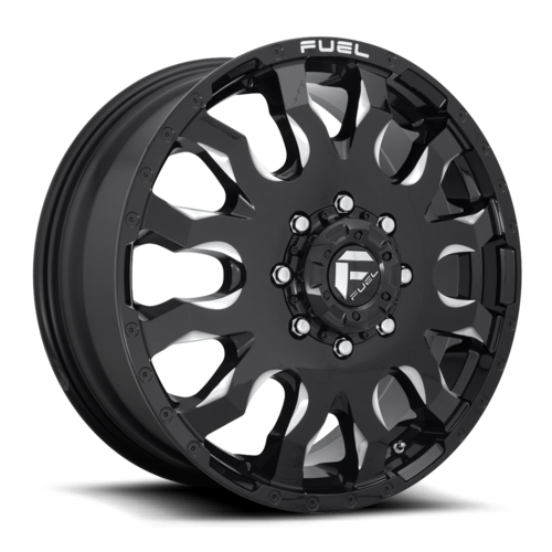 Fuel 1PC D673 20X8.25 8X200 GL-BLK-MIL 105MM Tire