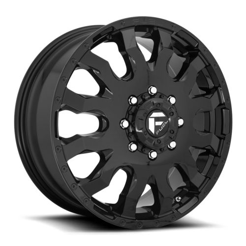 Fuel 1PC D675 20X8.25 Wheel - Black with 8X6.5 Bolt Pattern