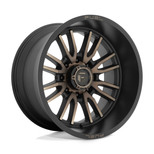 Fuel 1PC D762 22x12 Wheels - Black DDT Finish -44MM Offset
