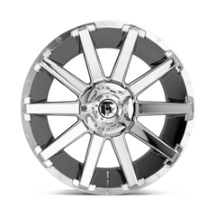 Fuel 1PC D614 20X10 6X135/5.5 Chrome-Plated Wheel -19MM Offset