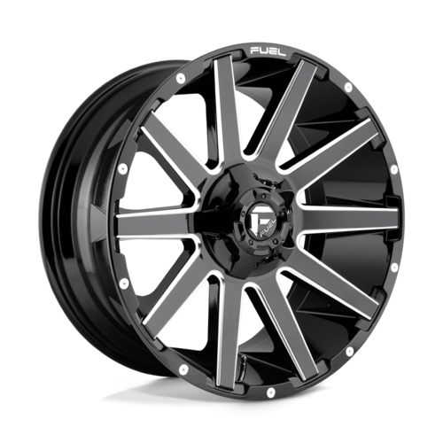 Fuel 1PC D615 20X9 Wheel - 6X135/5.5 GL-BLK-MIL 20MM