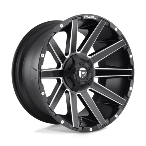 Fuel 1PC D616 22X12 5X4.5/5.0 MT-BLK-MIL -44MM Wheel